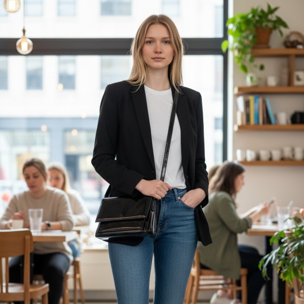 Gucci Black Patent Leather Crossbody